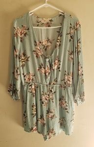 Love culture MINT floral romper